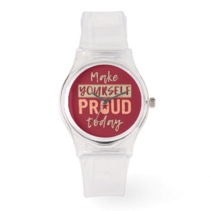 Reloj De Pulsera Miradas de "Hazte orgulloso"