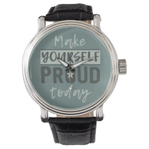 Reloj De Pulsera Miradas de "Hazte orgulloso"