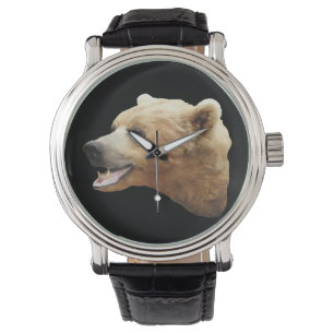 Reloj De Pulsera Mirador de oso pardo sonriente