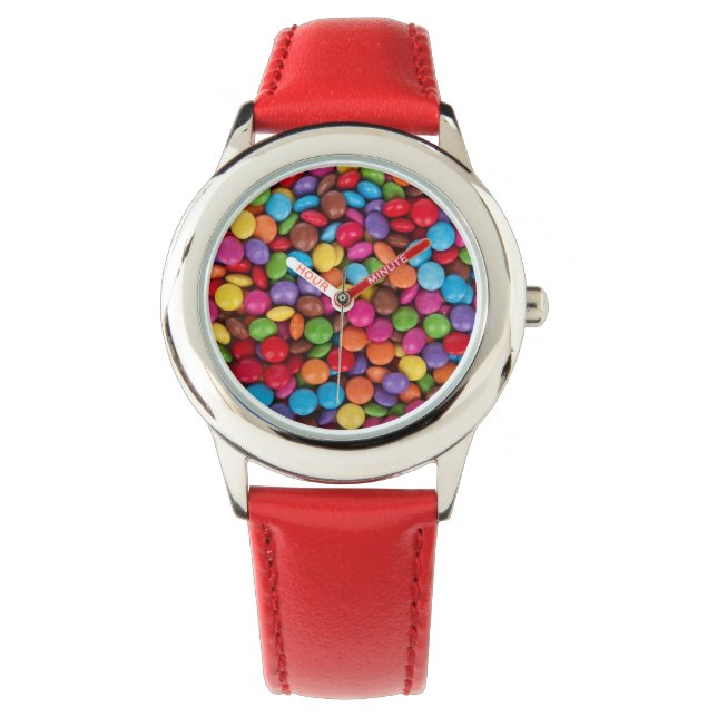Reloj De Pulsera Miran niños de caramelos de arcoíris de chocolate (Anverso)