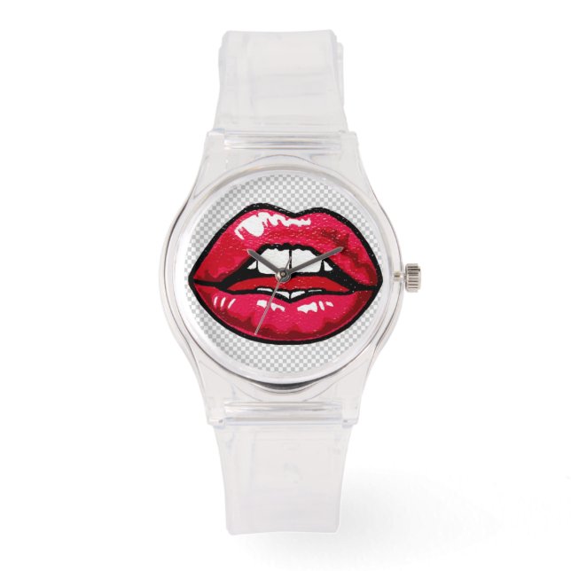 Reloj De Pulsera Mirar los labios (Anverso)