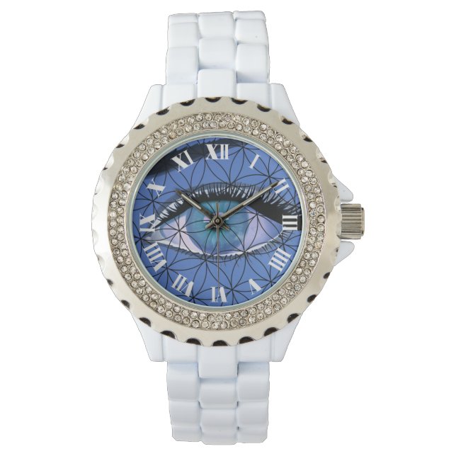 Reloj De Pulsera Miro Todos viendo el ojo azul (Anverso)