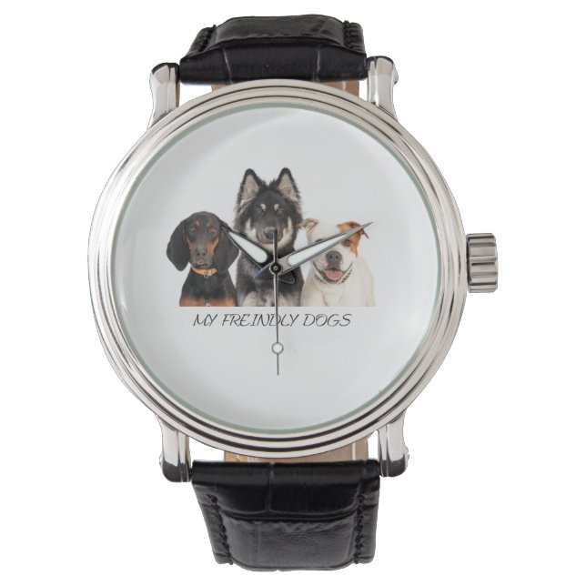Reloj De Pulsera Mis perros (Anverso)