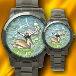 Reloj De Pulsera Mismaloya Pelicans 0329