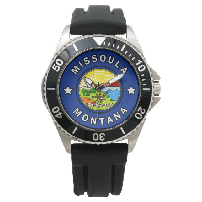 Reloj De Pulsera Missoula Montana (Anverso)