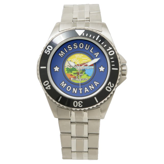 Reloj De Pulsera Missoula Montana (Anverso)