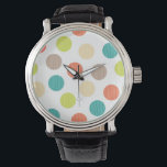 Reloj De Pulsera Mod Dots Mano Dibujo Doodle Círculos Naranjas Verd<br><div class="desc">Visita www.zazzle.com/Sweetbriar_Drive para ver muchos otros estilos,  objetos y colores hermosos. © SweetbriarDrive 2014. No copiar.</div>
