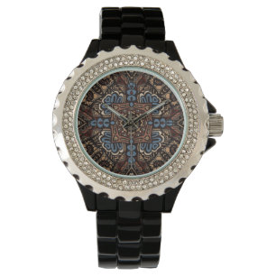 Reloj De Pulsera Moda de Boho colorida de Hippy Peace Retro