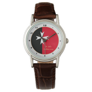Reloj De Pulsera Moda/diseño de moda y bandera maltesa