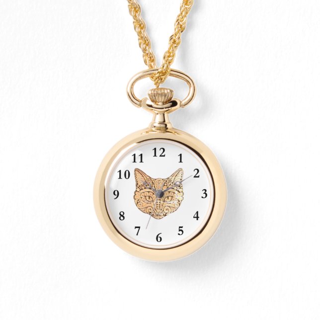 Reloj De Pulsera Moda Elegante Día de la Madre Gata (Anverso)