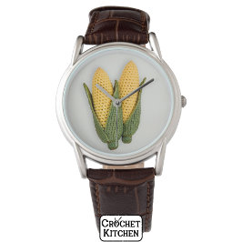 Reloj De Pulsera Moda juguetona El jardín de la abuela Corn crochet