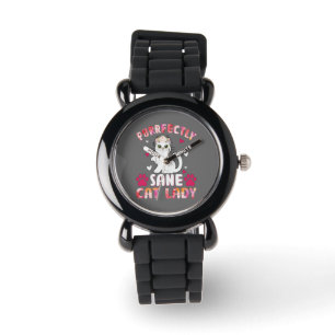 Reloj De Pulsera Moda Lady Cat, Gato Purfectamente Sane