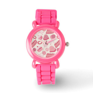 Reloj De Pulsera Modelo 2 del chocolate y de los pasteles