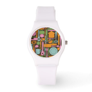 Reloj De Pulsera Modelo 3 de los utensilios de la cocina
