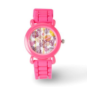 Reloj De Pulsera Modelo blanco rayado manchado