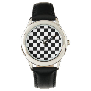Reloj De Pulsera Modelo blanco y negro del control