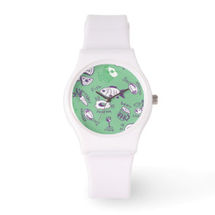 Reloj De Pulsera Modelo con la comida