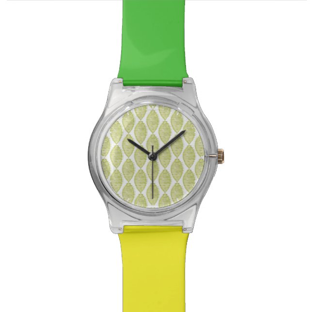 Reloj De Pulsera Modelo de flores de Hygge (De cerca)