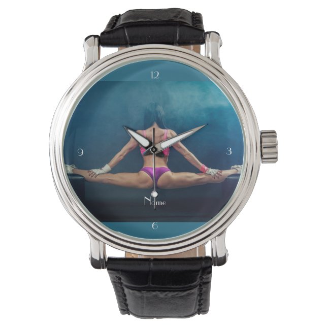 Reloj De Pulsera Modelo De Gimnasio Femenino Split Thunder_Cove (Anverso)