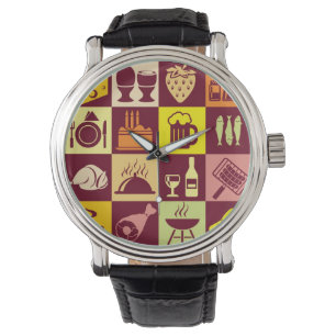 Reloj De Pulsera Modelo de la comida
