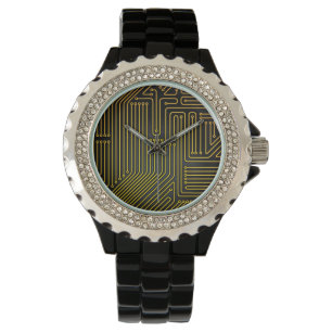 Reloj De Pulsera Modelo de la placa de circuito del ordenador
