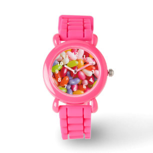 Reloj De Pulsera Modelo de las habas de jalea