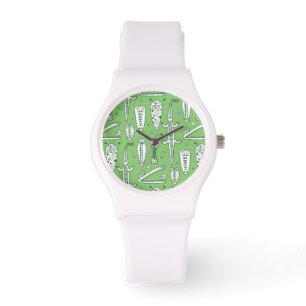 Reloj De Pulsera Modelo del cocodrilo del bosquejo