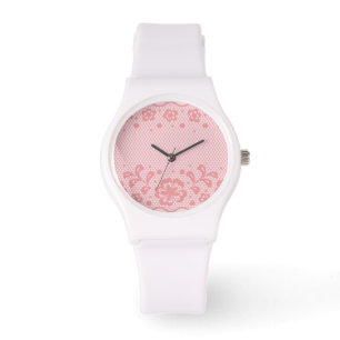 Reloj De Pulsera Modelo del cordón, vintage 3 de la flor