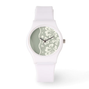 Reloj De Pulsera Modelo del cordón, vintage 5 de la flor