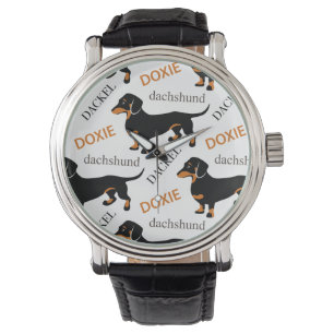 Reloj De Pulsera Modelo del Dachshund
