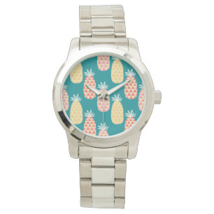 Reloj De Pulsera Modelo del Doodle de la piña