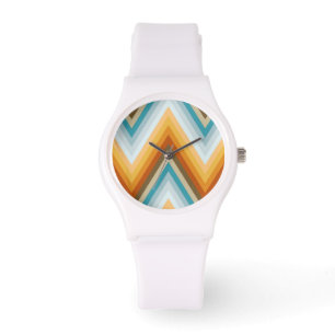 Reloj De Pulsera Modelo del fondo de Chevron