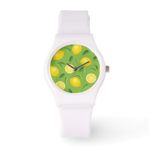 Reloj De Pulsera Modelo del fondo de los limones