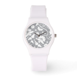 Reloj De Pulsera Modelo floral del cordón