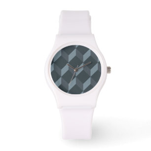 Reloj De Pulsera Modelo geométrico abstracto del fondo