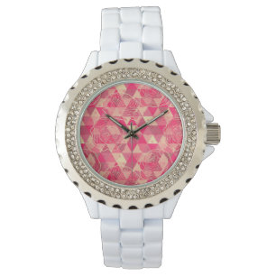 Reloj De Pulsera Modelo geométrico de la flor