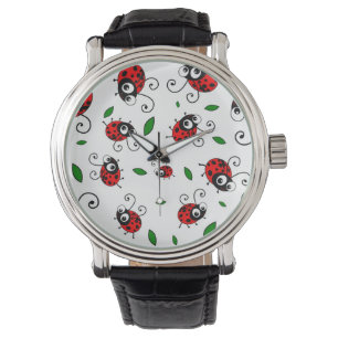 Reloj De Pulsera Modelo lindo de la mariquita