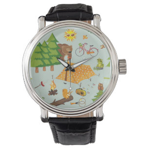 Reloj De Pulsera Modelo que acampa