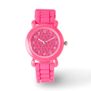 Reloj De Pulsera Modelo que anima rosado