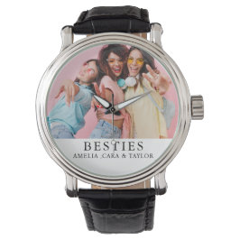 Reloj De Pulsera Modern Friend Collage Photos Simple