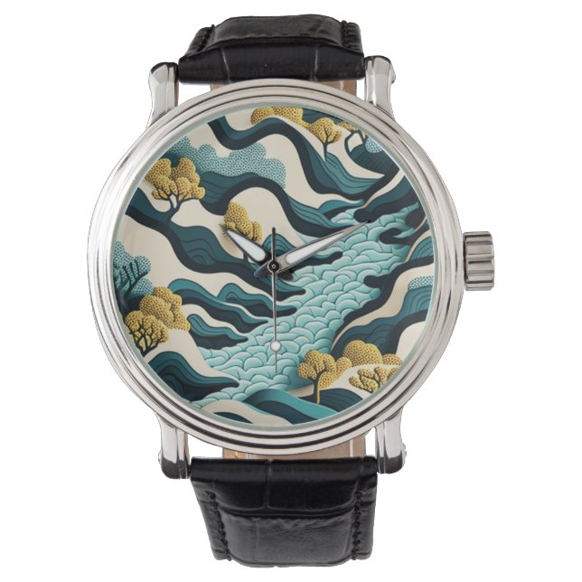 Reloj De Pulsera Modern Landscape (Anverso)