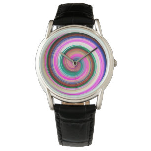 Reloj De Pulsera Modern Swirl Resumen Arte #25