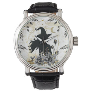 Reloj De Pulsera Moderna bruja contemporánea de Halloween 3