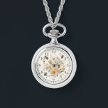 Reloj De Pulsera Moderna Flor Floral Abeja Moda estilo Womans<br><div class="desc">La moderna Moda Womans Watches,  florida florida florida floral floral,  presenta una moderna decoración de acuarela de color amarillo con flores y abejas. Creado por Evco Studio www.zazzle.com/store/evcostudio</div>