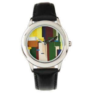 Reloj De Pulsera Moderno Art Personalizado Stainless Steel Watch