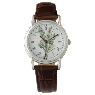Reloj De Pulsera Moderno matorral de vivero botánico Juniper