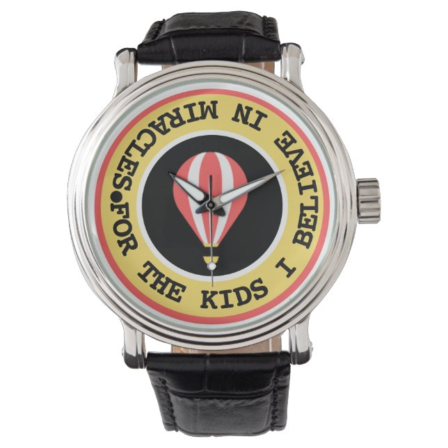 Reloj De Pulsera Moderno Personalizado Textos Red de Milagros Infan (Anverso)
