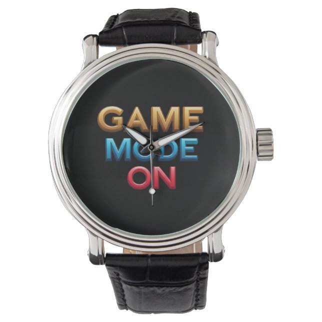 Reloj De Pulsera Modo de juego activado (Anverso)