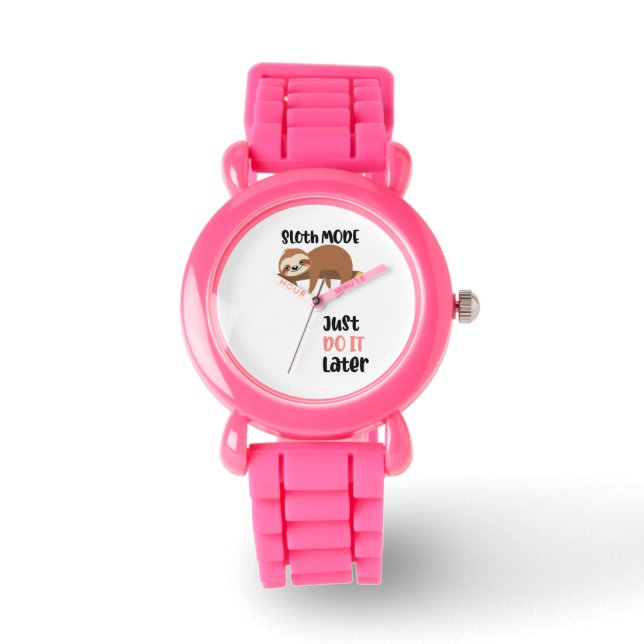 Reloj De Pulsera Modo de ranura, sólo hazlo más tarde (Anverso)