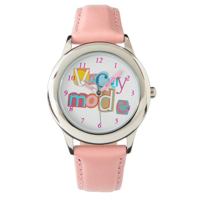 Reloj De Pulsera Modo de vacaciones de verano (Anverso)